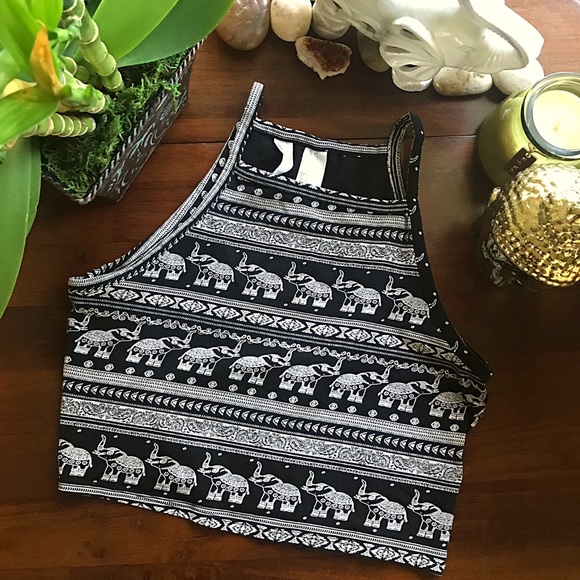 H&M Tops - H&M Coachella Collection-Boho Cropped Top-Size: S